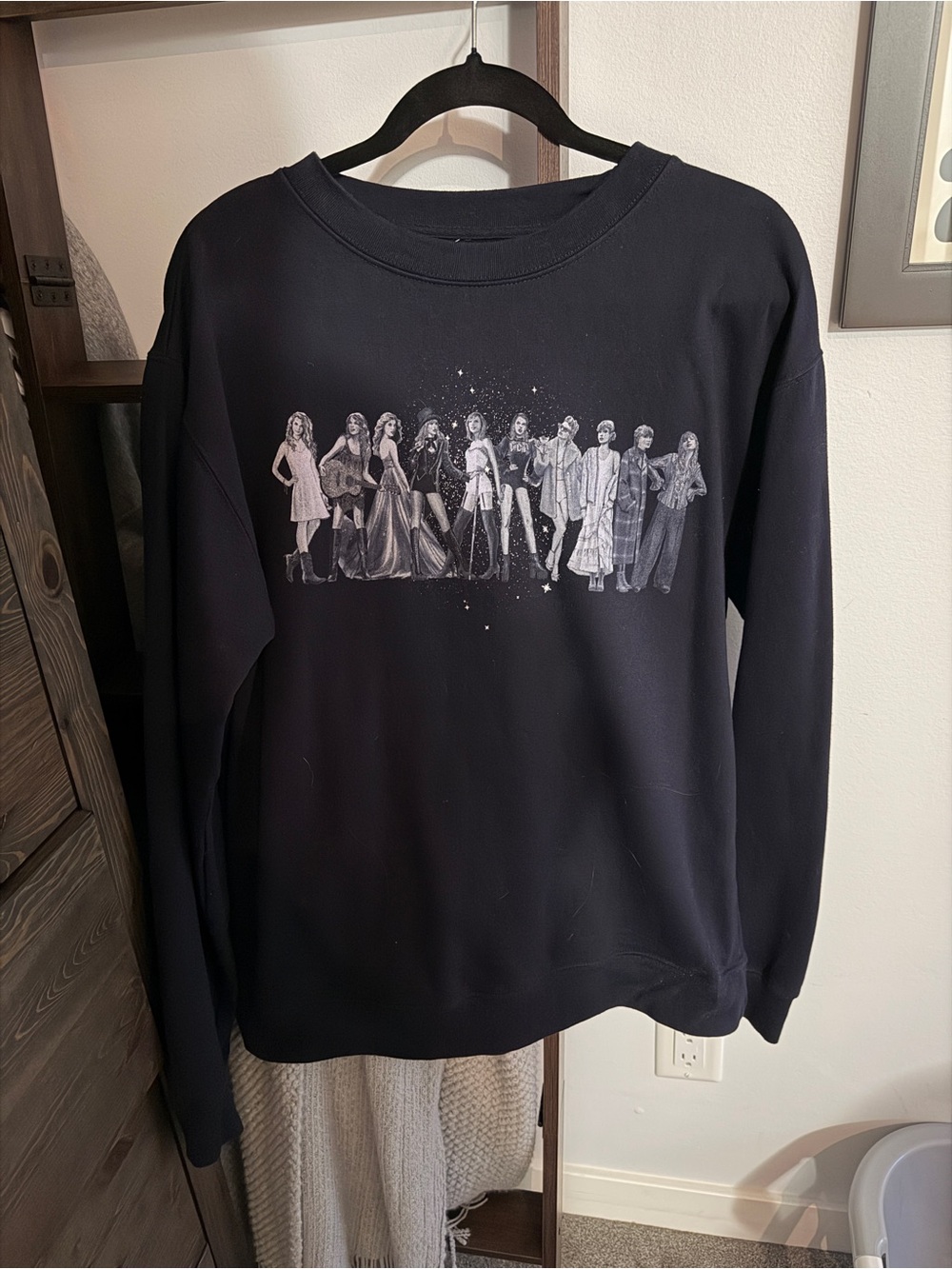 Taylor Swift Midnights Era Navy Crewneck